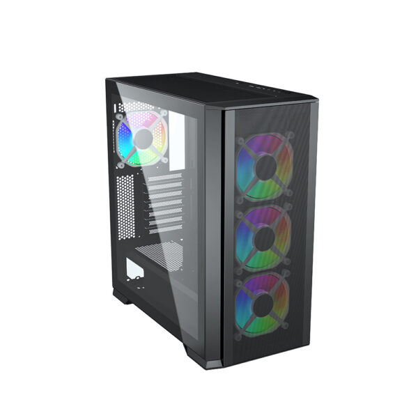 Full tower EATX case computer gaming pc case tempered glass (6)