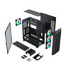gaming case EATX Tempered Glass 0.9mm SPCC computer case CD817